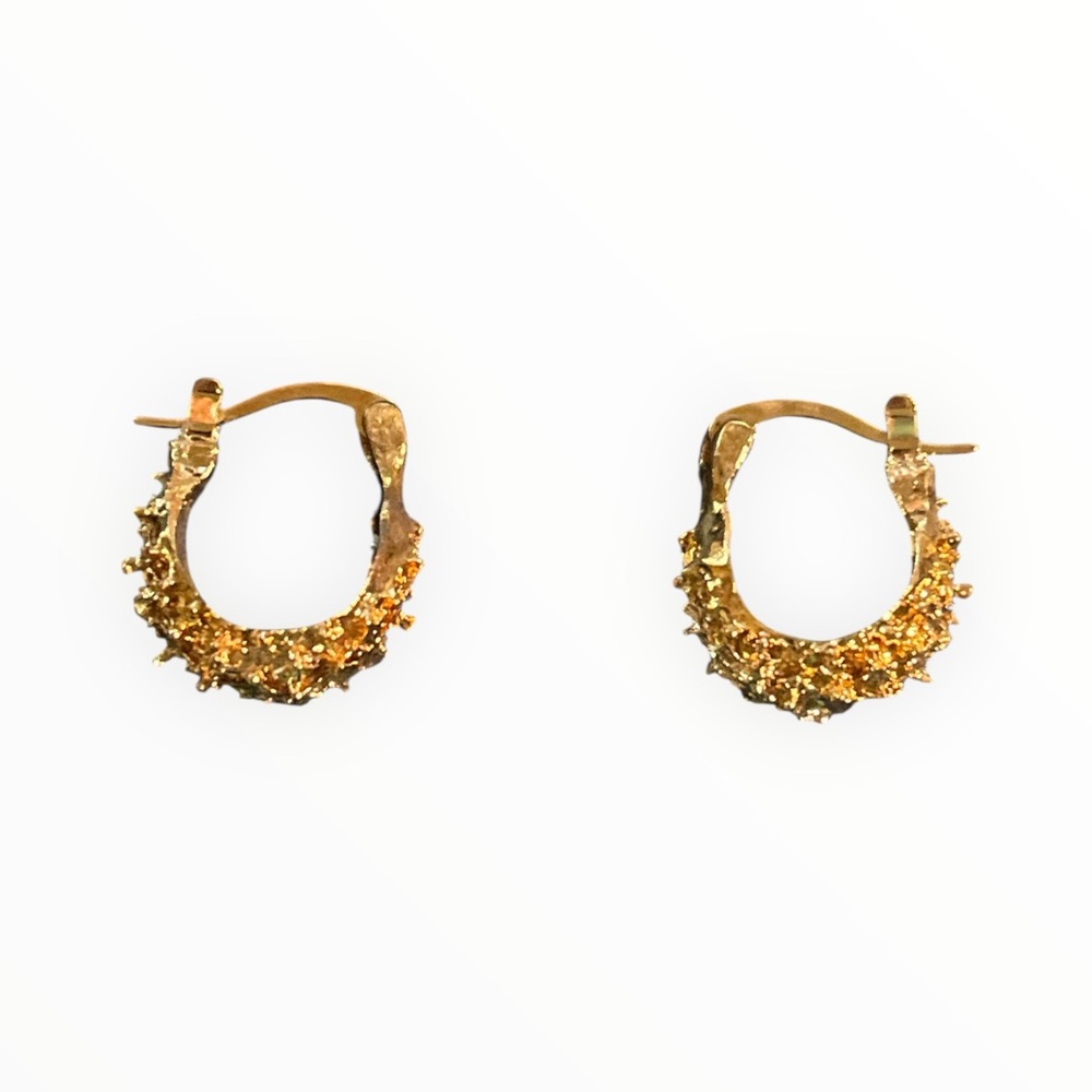 Elegant Gold Fashion Hoop Earrings